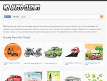 Tablet Screenshot of myautoclipart.com